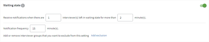Waiting States configuration