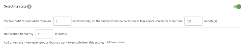 Selecting State configuration